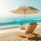 Spiaggia privata Hotel Sette Note ombrelloni e lettini inclusi